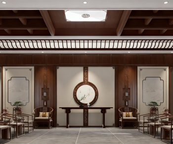 Chinese Style A Living Room-ID:751363999