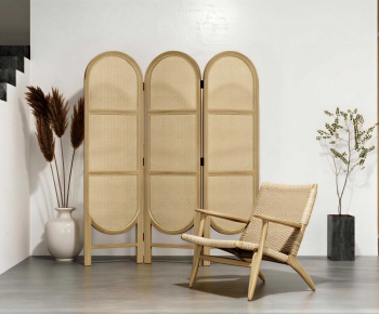 Japanese Style Wooden Screen Partition-ID:971537115