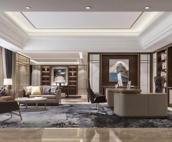 New Chinese Style Manager's Office-ID:156508926