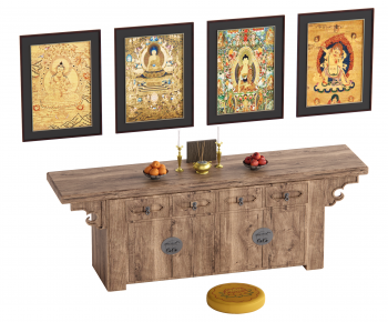 New Chinese Style Buddhist Niche-ID:763623006