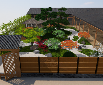 Japanese Style Courtyard/landscape-ID:776781087