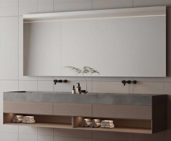 Modern Bathroom Cabinet-ID:502688882