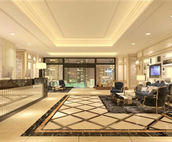 New Classical Style Lobby Hall-ID:817553044