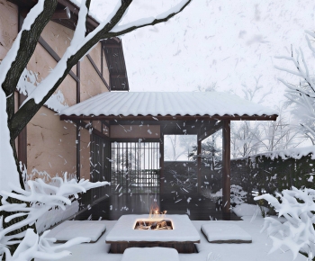 Japanese Style Courtyard/landscape-ID:185601954