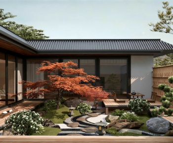 Japanese Style Courtyard/landscape-ID:574626926