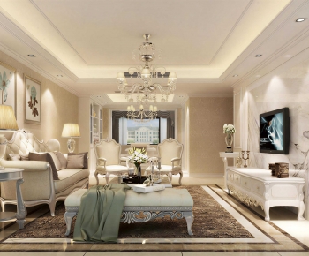 European Style A Living Room-ID:983038909
