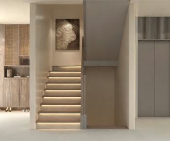 Wabi-sabi Style Stairwell-ID:483243949