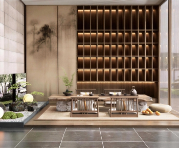 New Chinese Style Tea House-ID:812381982