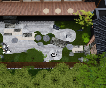 New Chinese Style Courtyard/landscape-ID:511121037