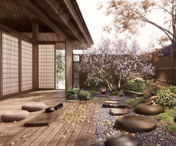 Japanese Style Courtyard/landscape-ID:482261257