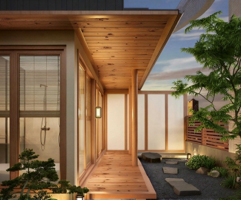 Japanese Style Courtyard/landscape-ID:134833103