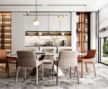 Modern Dining Room-ID:556401015