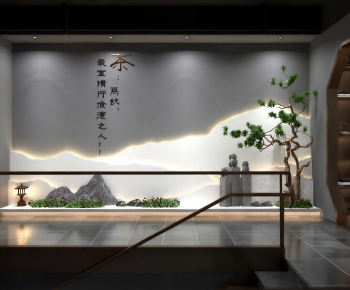New Chinese Style Teahouse Tea House-ID:160898923