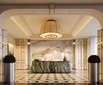 Retro Style Lobby Hall-ID:151374107