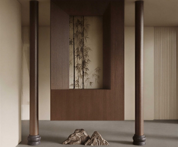 New Chinese Style Hallway-ID:927629957
