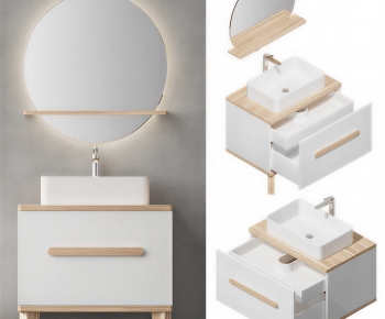 Modern Bathroom Cabinet-ID:197438009