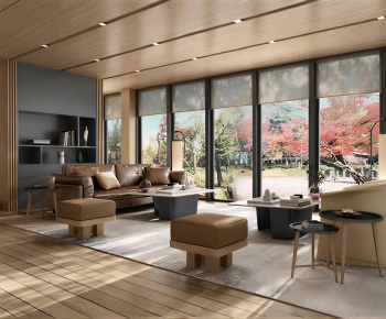 Japanese Style A Living Room-ID:655088907