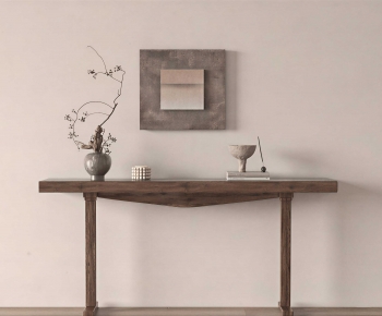 Wabi-sabi Style Console-ID:688663961