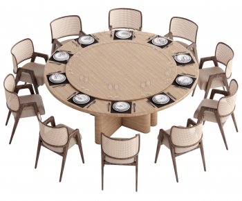 Wabi-sabi Style Dining Table And Chairs-ID:912358058
