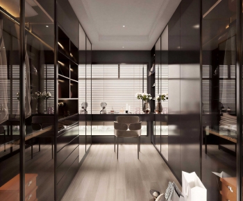 Modern Clothes Storage Area-ID:452740918