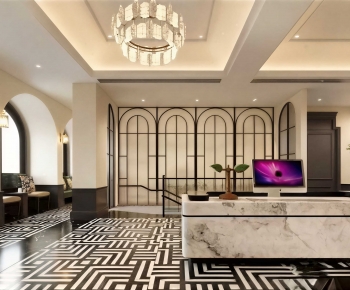 French Style Lobby Hall-ID:958581037