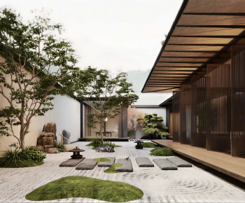 Japanese Style Courtyard/landscape-ID:813658009