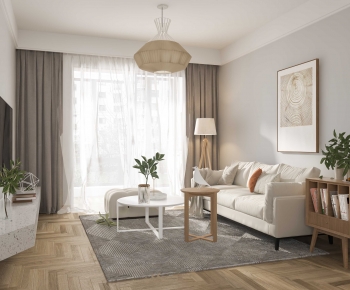 Nordic Style A Living Room-ID:703447107