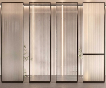 Modern Glass Screen Partition-ID:656399015