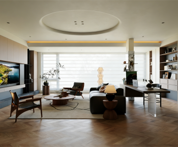 Modern A Living Room-ID:682389022