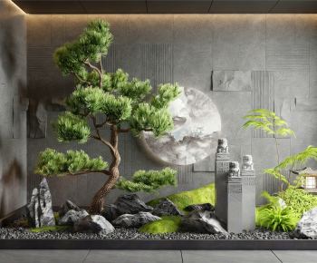 New Chinese Style Plant Landscaping-ID:263209356