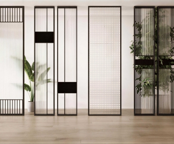 Modern Glass Screen Partition-ID:931066991