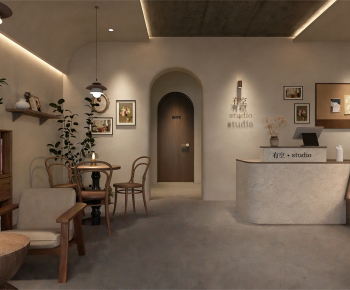 Wabi-sabi Style Dessert Shop-ID:422386885