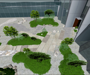 Modern Courtyard/landscape-ID:259020099