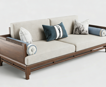 New Chinese Style A Sofa For Two-ID:391805899