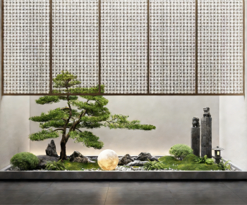 New Chinese Style Plant Landscaping-ID:212383035