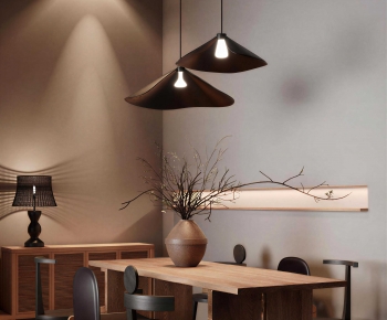 Wabi-sabi Style Dining Room-ID:365771068