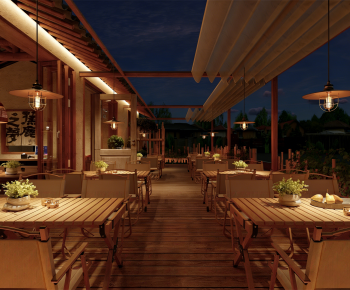 Modern Barbecue Restaurant-ID:503463032