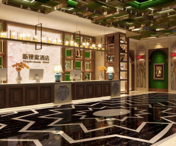 Southeast Asian Style Lobby Hall-ID:676835064