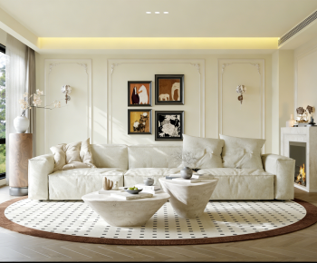 French Style A Living Room-ID:344080924