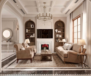 American Style A Living Room-ID:940784935