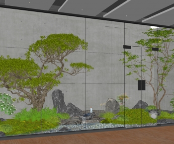 Modern Plant Landscaping-ID:410047051