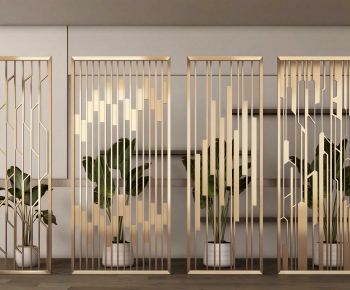 Modern Metal Screen Partition-ID:957757006