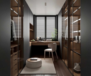Modern Clothes Storage Area-ID:937854056
