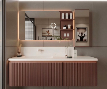 Modern Bathroom Cabinet-ID:208110836