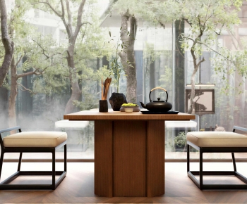New Chinese Style Tea Tables And Chairs-ID:329690093