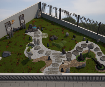 Modern Courtyard/landscape-ID:204030048