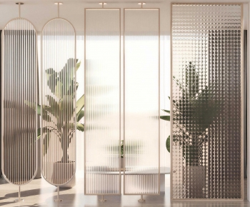 Modern Glass Screen Partition-ID:101399442