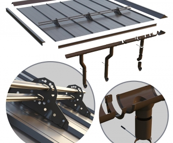Modern Building Component-ID:289464954