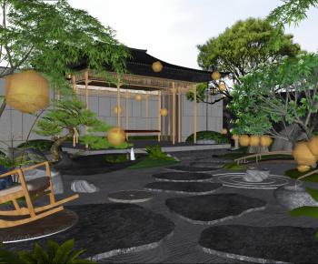 Modern Courtyard/landscape-ID:851789004