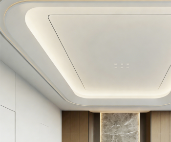 Modern Suspended Ceiling-ID:381798036